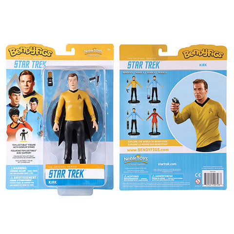 Figura  Capitan Kirk - Bendyfigs - Star Trek NN1504 - Espadas y Más