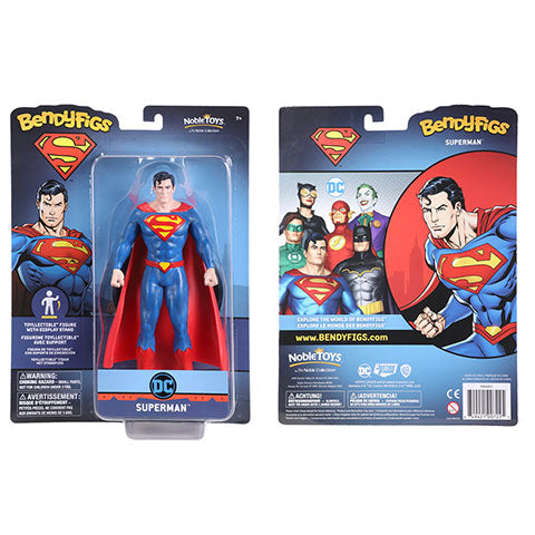 Figura Superman - Toyllectible Bendyfigs - DC comics NN4403 - Espadas y Más