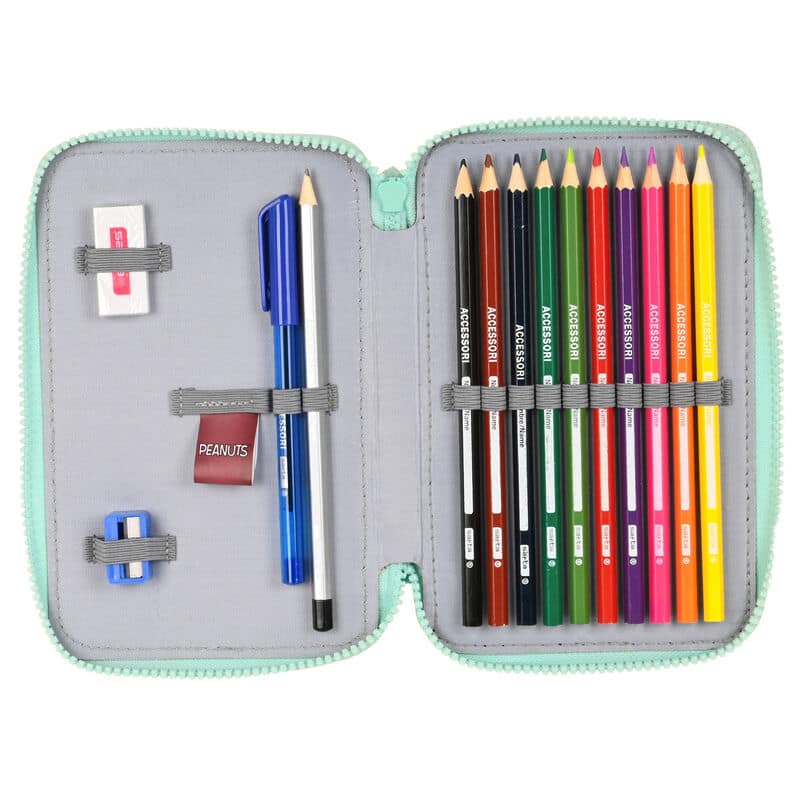 Friends Forever Snoopy pencil case double 28pcs