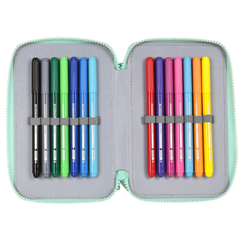 Friends Forever Snoopy pencil case double 28pcs