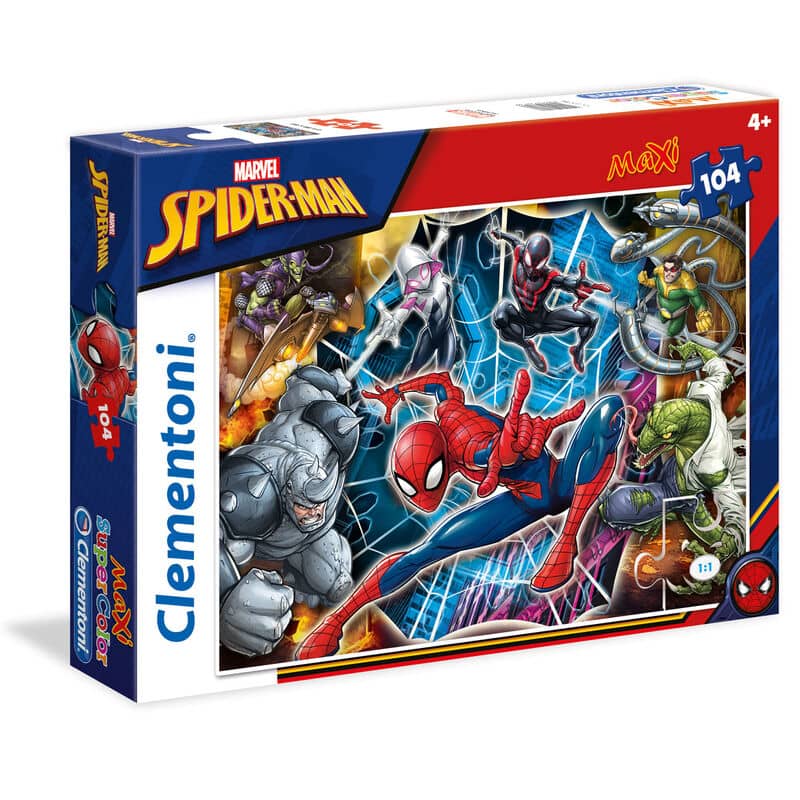 Puzzle Maxi Spiderman Marvel 104pzs - Espadas y Más