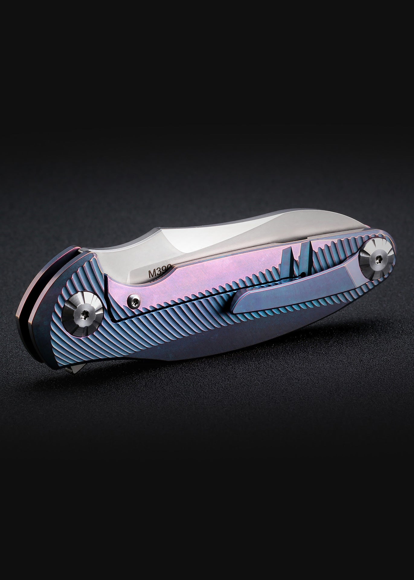 Navaja de bolsillo Rikeknife , violeta / azul o oro / azul -1503 - Espadas y Más