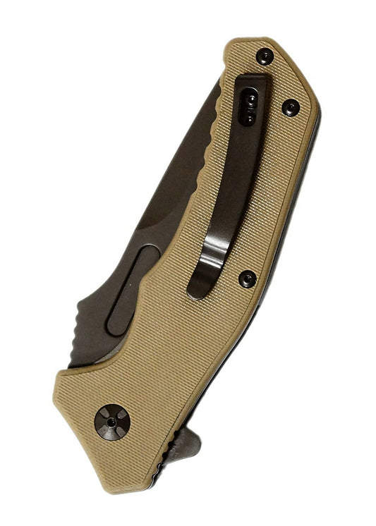 Navaja de bolsillo Proelia Modified Tanto Negro o Marrón Defcon - Espadas y Más