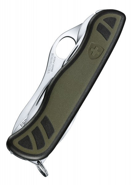 Cuchillo soldado suizo 08, verde / negro Victorinox VI-0.8461.MWCH - Espadas y Más