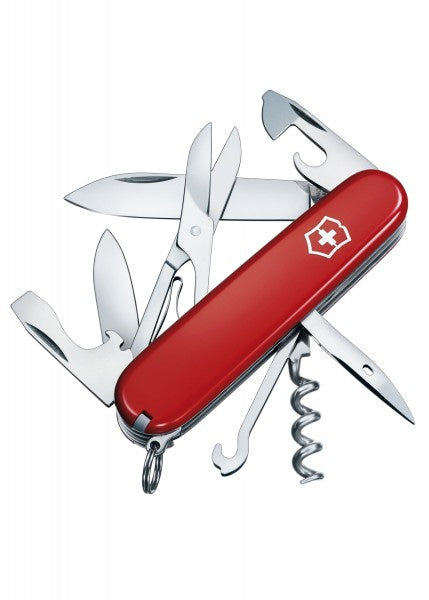 Navaja de oficial trepadora, 14 Funciones, Negra o Roja Victorinox VI-1.3703 - Espadas y Más