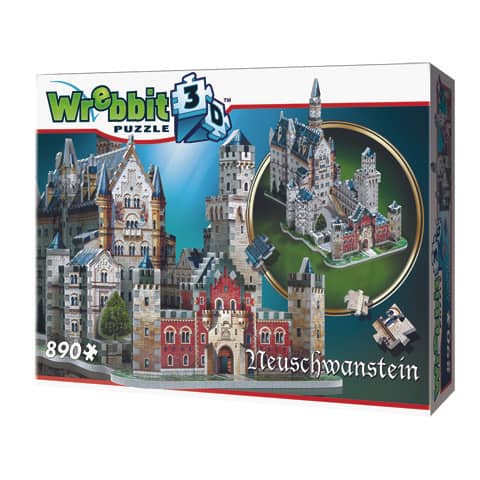 Imagen de Puzzle 3D Wrebbit Neuschwanstein Castle W3D2005 parte de nuestra colección en Espadas y más, sitio oficial.