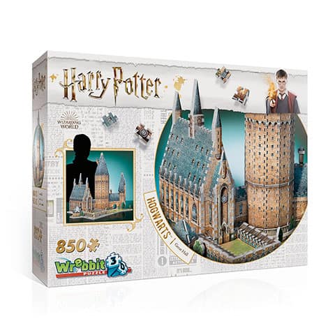 Puzzle 3D Wrebbit Hogwarts - Gran Salón - Harry Potter W3D2014 - Espadas y Más