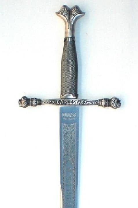 Imagen de Espada De Carlos V Histórica 105 parte de nuestra colección en Espadas y más, sitio oficial.