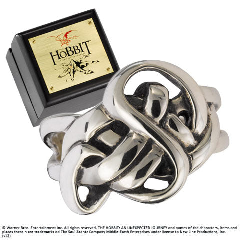 ANILLO LINDIR PLATA EL HOBBIT: UN VIAJE INESPERADO NN1378 - Espadas y Más