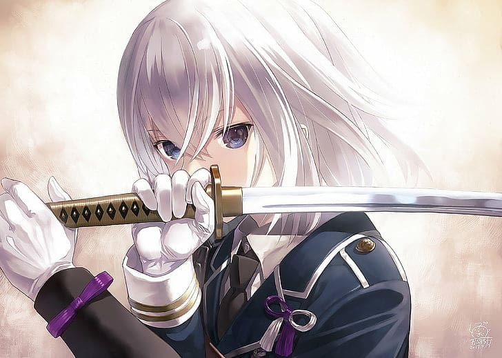 Imagen de Katana de Honebami Toushirou de Touken Ranbu zs635 parte de nuestra colección en Espadas y más, sitio oficial.