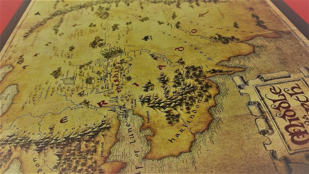 Imagen de Mapa de la tierra media NN1312 parte de nuestra colección en Espadas y más, sitio oficial.