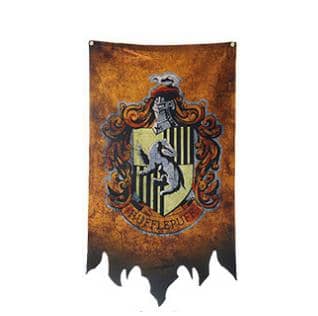 Banderines 75x125cm de Hufflepuff - Harry Potter - Espadas y Más