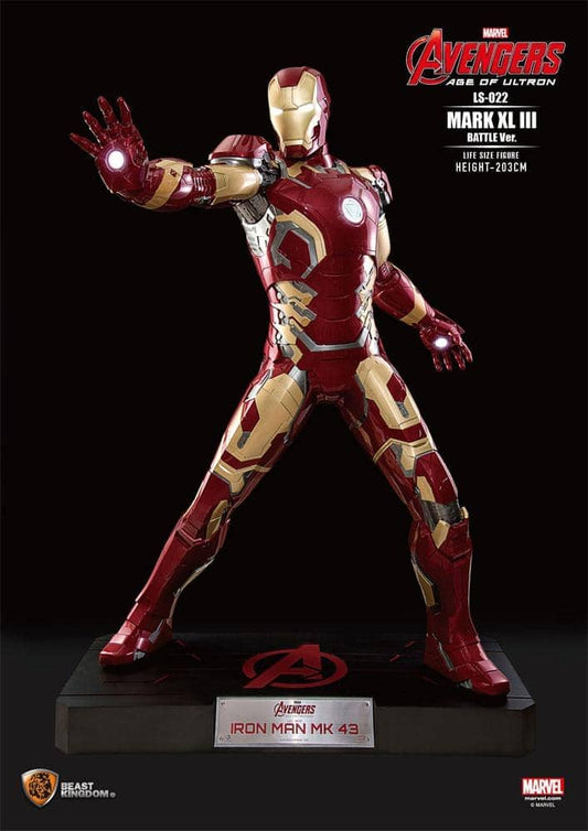 BKDLS-022 Estatua tamaño real Iron Man Mark 43 - Espadas y Más
