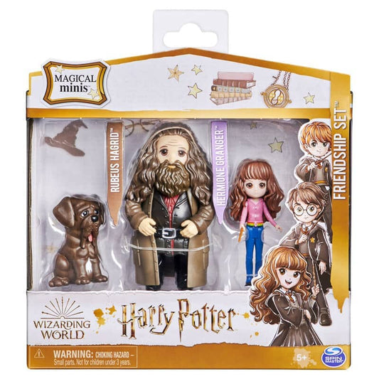 Blister figuras Hermione and Hagrid Harry Potter Wizarding World - Espadas y Más