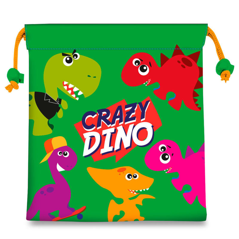 Imagen de Bolsa merienda Crazy Dino parte de nuestra colección en Espadas y más, sitio oficial.