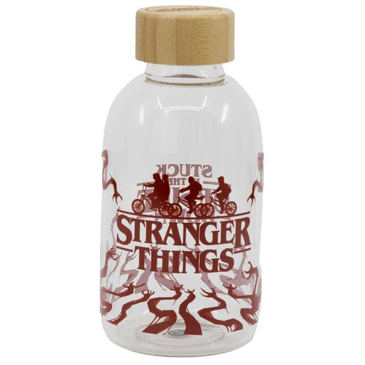 Botella cristal Stranger Things 620ml - Espadas y Más