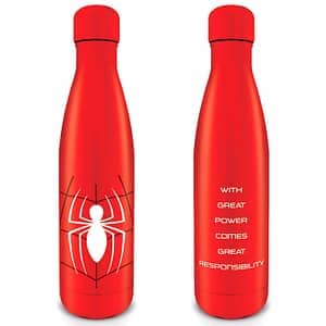 Botella metal Great Power Spiderman Marvel - Espadas y Más