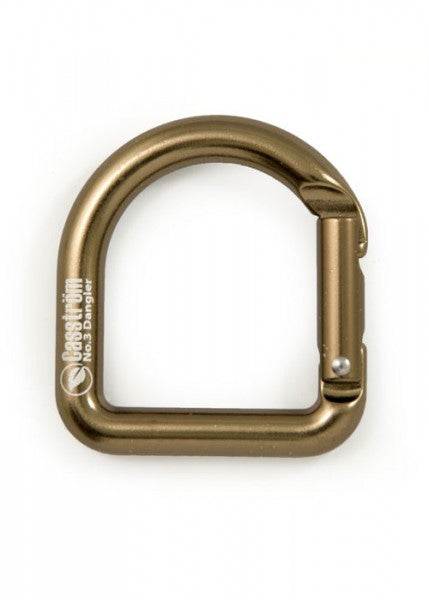 Mosquetón Plata, Negro o Latón Casström CA-10111 - Espadas y Más