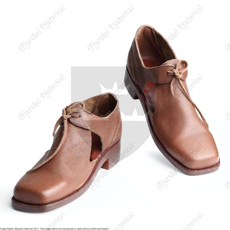 Calzado de soldados y civiles Cuero Marrón