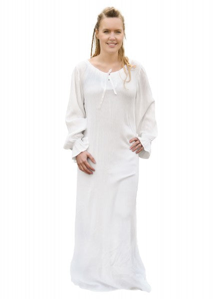 Cambio medieval ligero con efecto arrugado, blanco 1280023410 - Espadas y Más