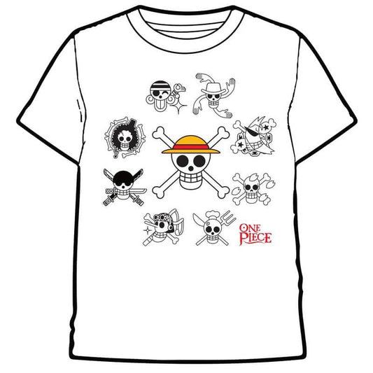Camiseta Calaveras One Piece adulto - Espadas y Más