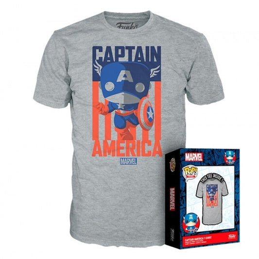 Camiseta Capitan America Tee Marvel - Espadas y Más