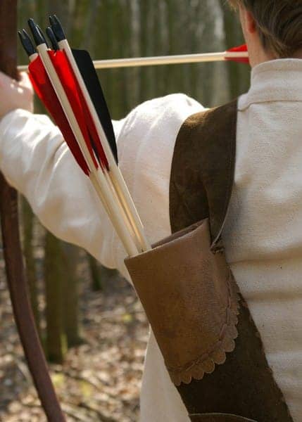 Imagen de Carcaj para flechas de ante marrón 0616511000 parte de nuestra colección en Espadas y más, sitio oficial.