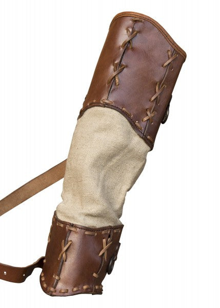 Carcaj salvaje para flechas de cuero, marrón o negro IF-1017145 - Espadas y Más