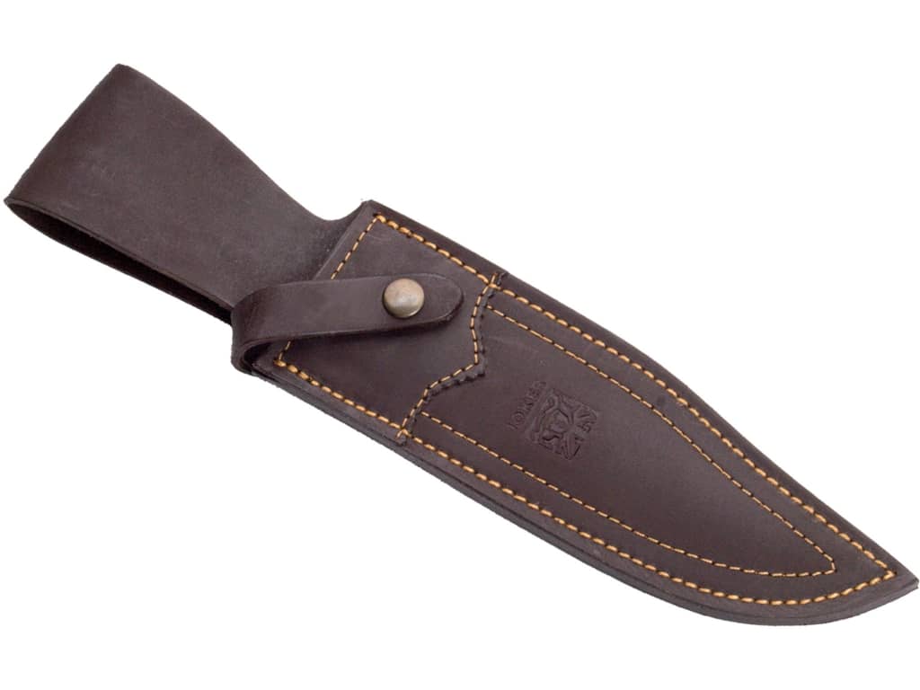 CUCHILLO DE CAZA JOKER BOWIE 25 CON PUÑO DE CORONA ASTA CIERVO Y HOJA DE 25 CM. CC101 - Espadas y Más