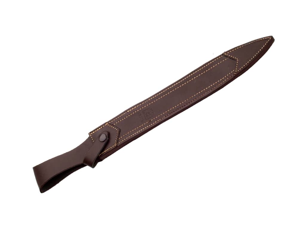 Imagen de Cuchillo De Remate Joker Chamoís, Puño Asta De Ciervo, Hoja De 33 Cm. Funda De Cuero CC30 parte de nuestra colección en Espadas y más, sitio oficial.