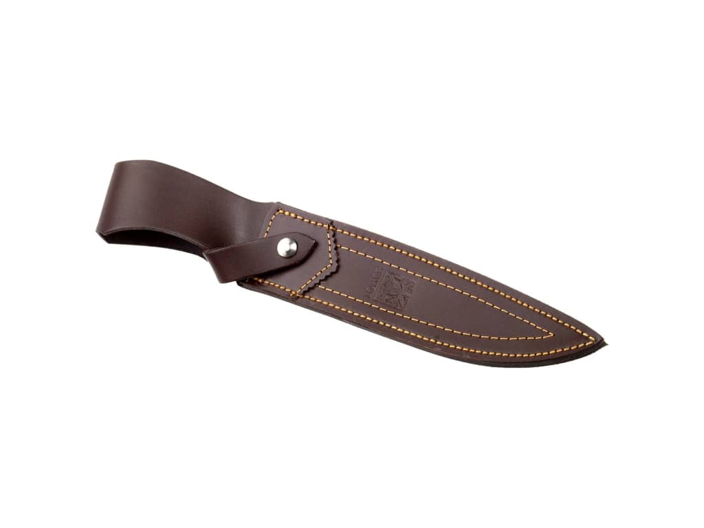 CUCHILLO DE CAZA CON PUÑO DE ASTA DE CIERVO Y HOJA DE 17 CM. CC36 - Espadas y Más