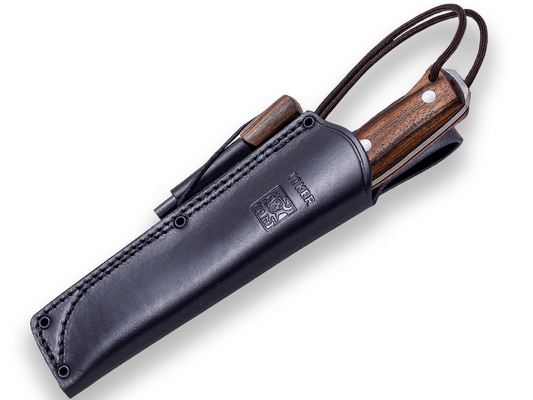 CUCHILLO BUSHCRAFT Y SUPERVIVENCIA JOKER NOMAD MANGO DE MICARTA CANVAS CN125 - Espadas y Más