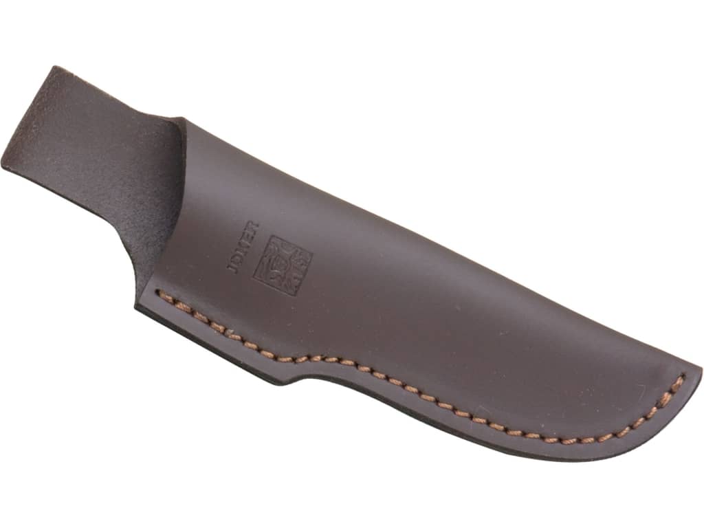 CUCHILLO DE MONTE ENTERIZO CON VIROLA CACHAS MADERA DE OLIVO Y HOJA DE 9.5 CM CO84 - Espadas y Más