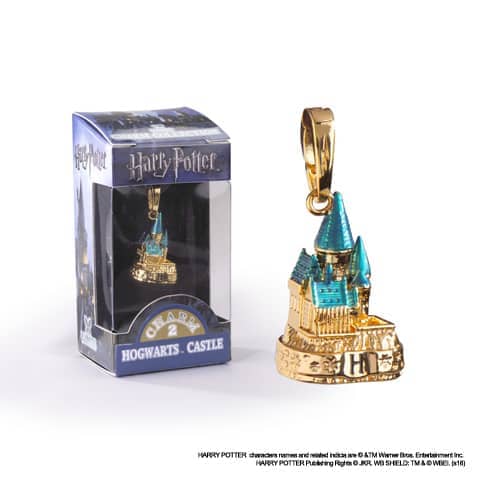 Colgante Hogwarts dorado - Lumos - Harry Potter Referencia : NN1032 - Espadas y Más