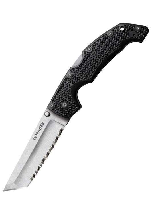 Navaja Voyager punta tanto L aus10a hoja lista o dentada Cold Steel - Espadas y Más