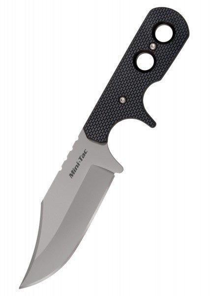 Cuchillo de cuello Mini Tac, con hoja dentada , filo liso o punta tanto Cold Steel CST-49HT - Espadas y Más