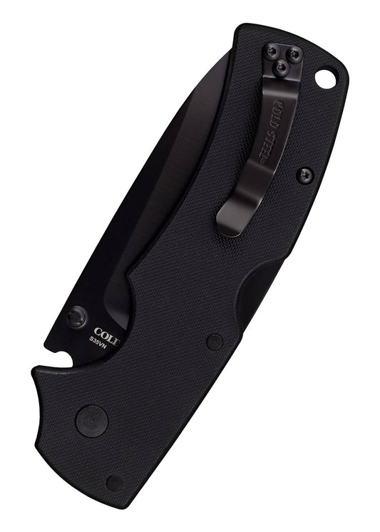 Navaja de bolsillo American Lawman, S35VN, negra CST-58B - Espadas y Más