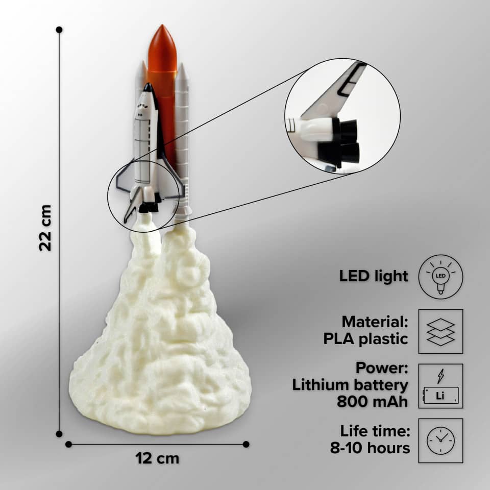 Lámpara Cohete ct-1012 - Espadas y Más