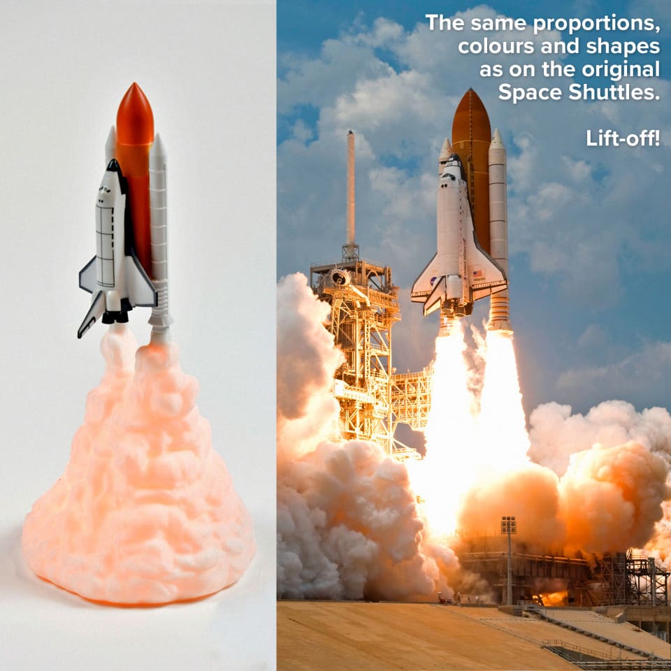 Lámpara Cohete ct-1012 - Espadas y Más