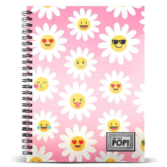 Cuaderno A4 Oh My Pop Happy Flower - Espadas y Más