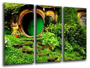 Imagen de Cuadro casa de Hobbit El señor de los Anillos parte de nuestra colección en Espadas y más, sitio oficial.
