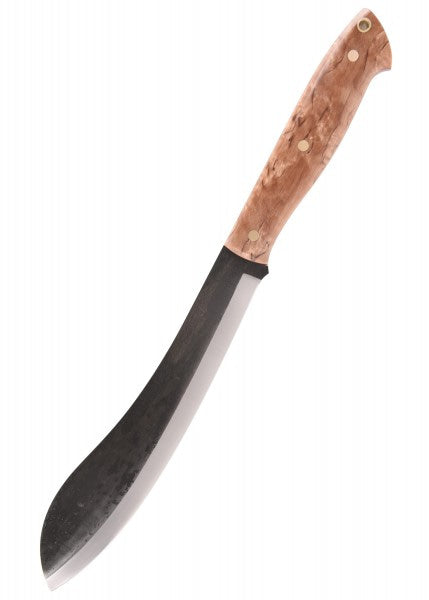 Cuchillo Brisa Bigmuk, abedul rizado estabilizado BRI-391 - Espadas y Más