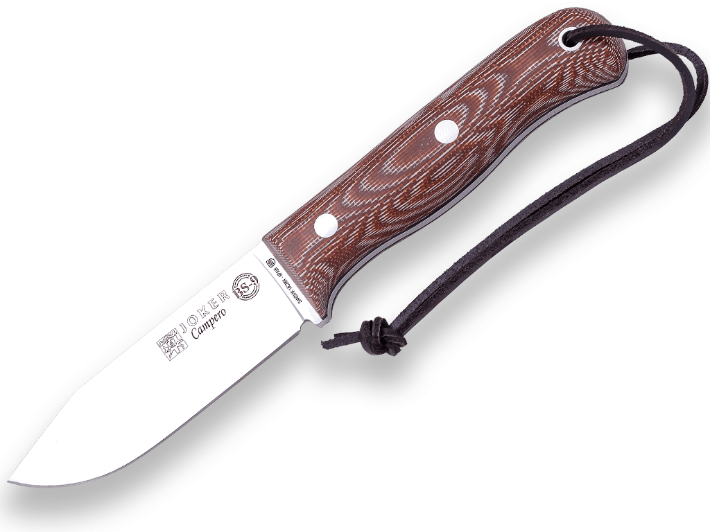 CUCHILLO BUSHCRAFT JOKER CAMPERO CM118 ACERO CARBONO K720 - Espadas y Más