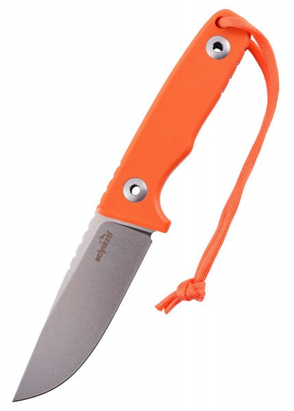 Cuchillo fijo de exterior Schnitzel TRI, Naranja o Verde SNL-03 - Espadas y Más