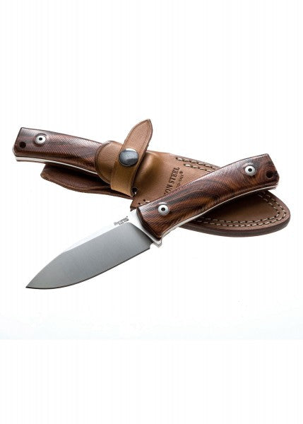 Cuchillo fijo M4 Con Mango en G10 negro o madera de santos Lionsteel LS-M4 - Espadas y Más