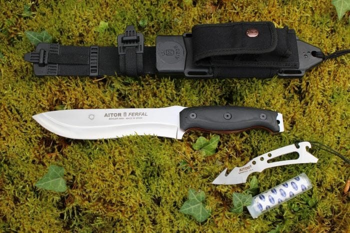 Imagen de Cuchillo Supervivencia Aitor Ferfal parte de nuestra colección en Espadas y más, sitio oficial.