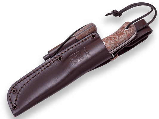 CUCHILLO BUSHCRAFT JOKER CAMPERO CM118-P ACERO CARBONO K720 CON FERROCERIO - Espadas y Más