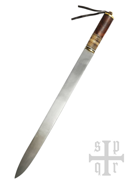 cuchillo vikingo para saxo, acero al carbono 0364002551 - Espadas y Más