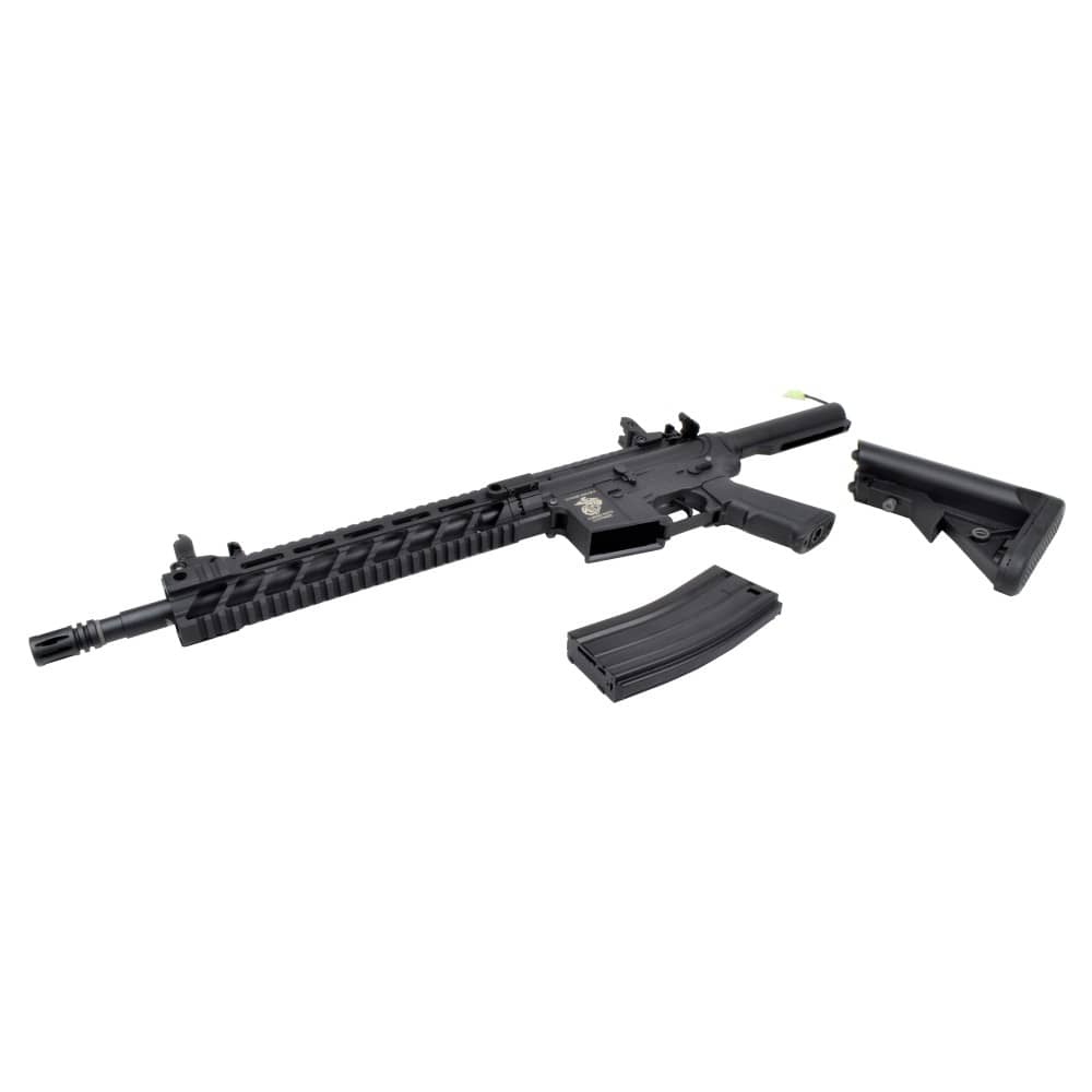 RIFLE ELECTRICO M4 12" VERSIÓN POLÍMERO NEGRO D|BOYS (7303) - Espadas y Más