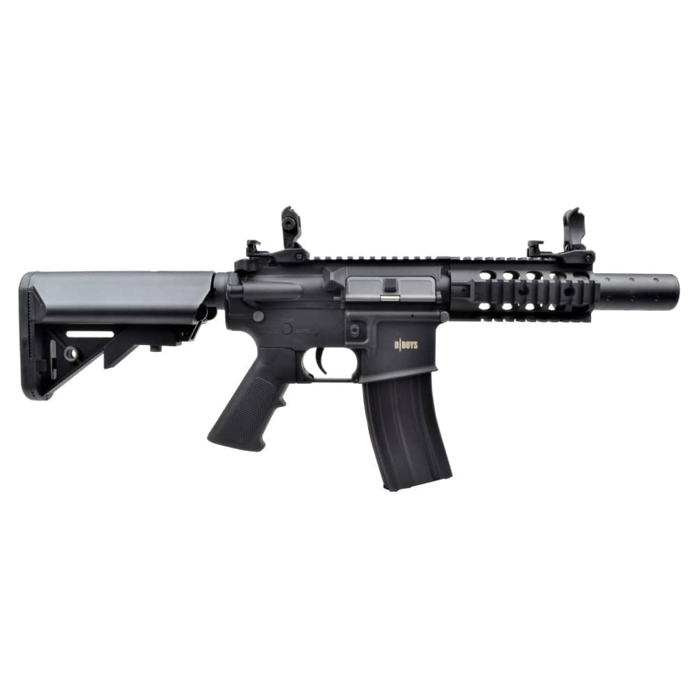 Imagen de Rifle Eléctrico M4 5" Negro diboys (1171) parte de nuestra colección en Espadas y más, sitio oficial.